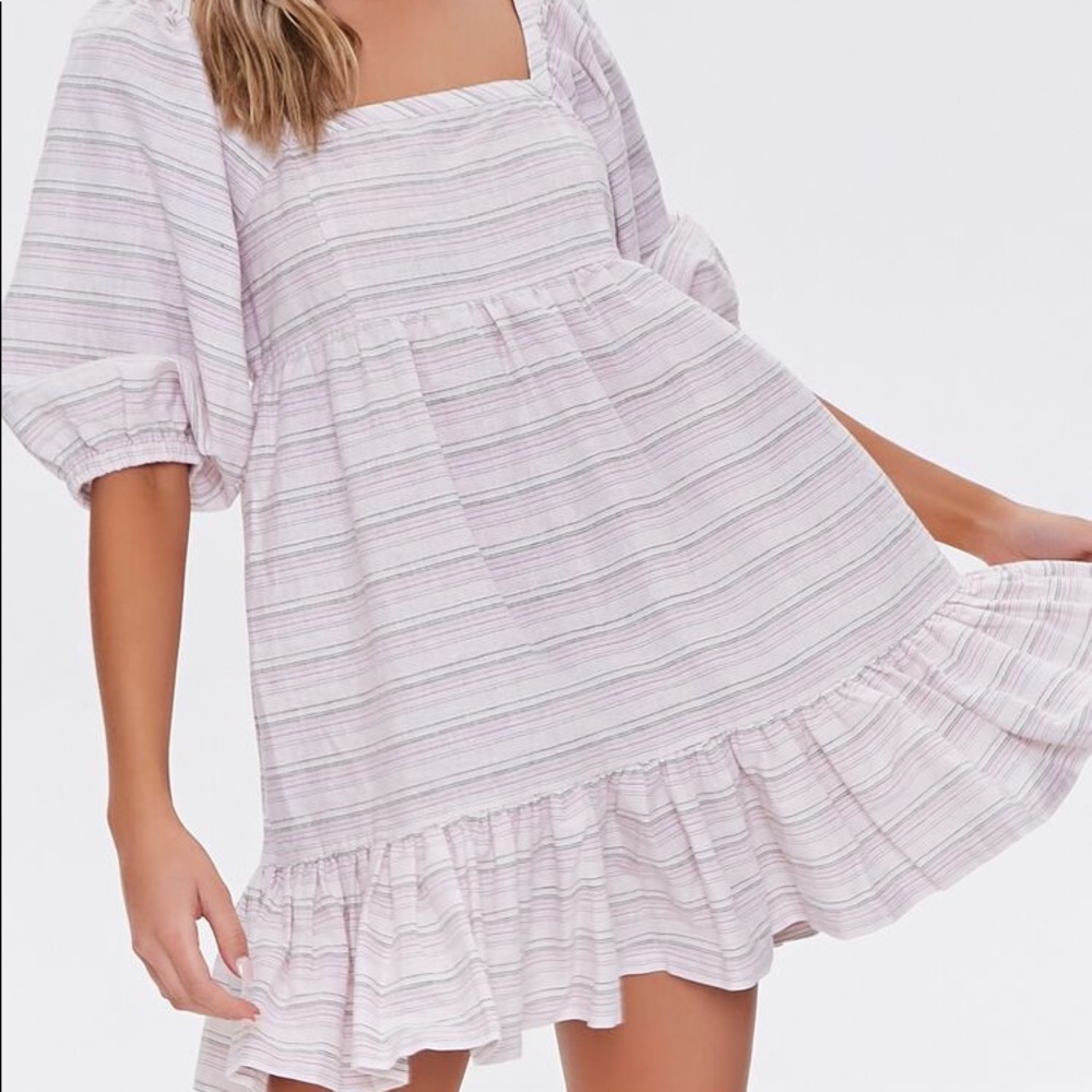 NWT Striped Babydoll Dress